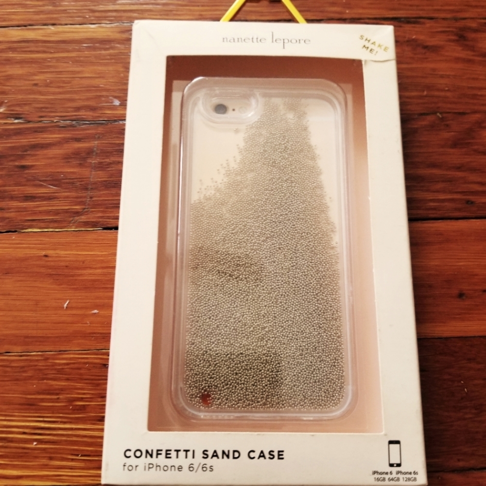 Nanette Lepore Confetti Sand Case for iPhone 6/6s New